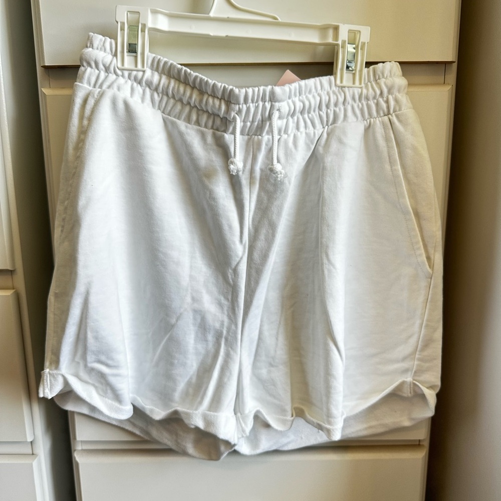 Women's Lounge Shorts - White
